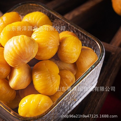 香泽之谊甘栗仁1KG原味糖渍去皮板栗仁 礼盒装送礼年货甘栗子图3