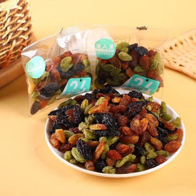 正宗吐鲁番特级小包装葡萄干多彩大颗粒独立包装休闲零食厂家批发图3