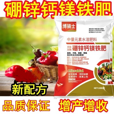 钙镁硼锌铁果树蔬菜专用生根绿叶补充中量元素水溶肥硼锌钙 镁铁肥图2