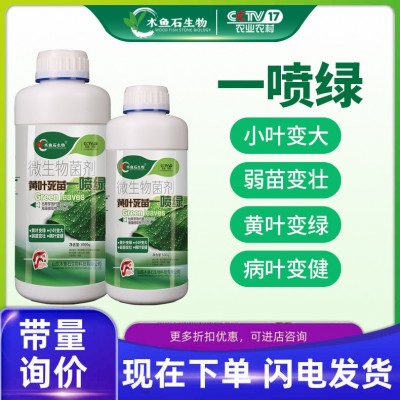 一喷绿水溶肥氨基酸叶面肥蔬菜果树槟榔药材微量元素农用冲施肥料