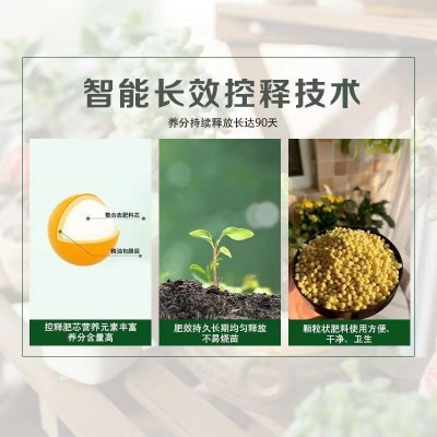 缓释肥花肥料家用养花通用型氮磷钾复合肥盆栽花卉绿植缓释 肥颗粒图3