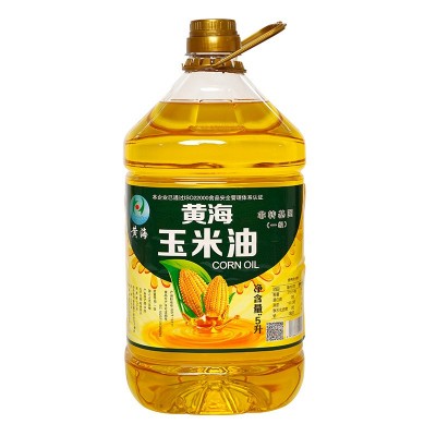 厂家批发黄海玉米油一级压榨玉米油非转基因食用油大桶5升图5