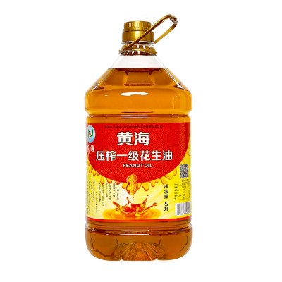 厂家批发黄海一级压榨花生油浓香型工厂批发5L装图5