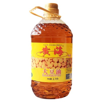 黄海纯香大豆油 2.7升大捅家用商用食用植物油 厂家批发图5