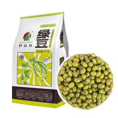 野森林五谷杂粮东北绿豆1000g真空夏季降温图5