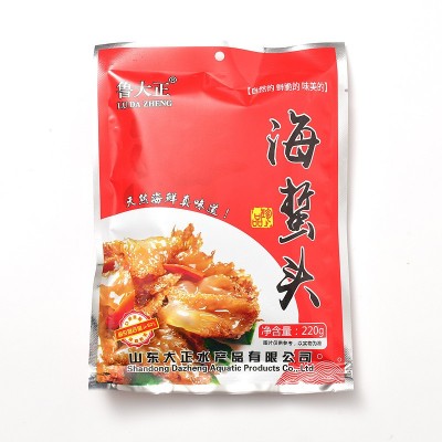 凉拌海蜇头220g 无沙盐渍海蜇皮海蜇丝下酒菜带调料 即食海蜇头图5