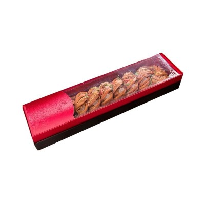 天津桂发祥十八街锦缎麻花单支礼盒装 正宗天津特产十八街大麻花图5