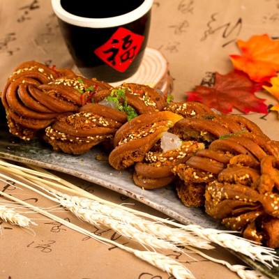 天津桂发祥十八街锦缎麻花单支礼盒装 正宗天津特产十八街大麻花图4