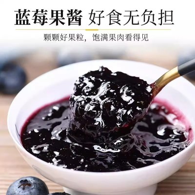 商用果酱袋装500g 摆摊冰粉奶茶店专用水果鲜花酱草莓芒果百香果图4