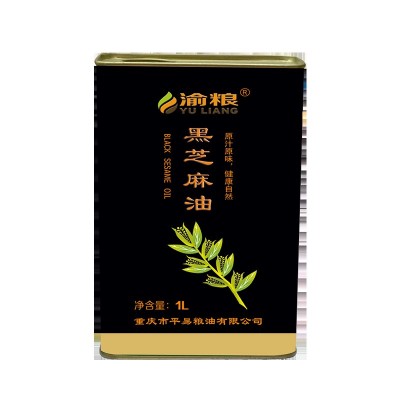 礼盒装黑芝麻油小榨菜籽油1L麻油香油厂家直售食用油批发图4