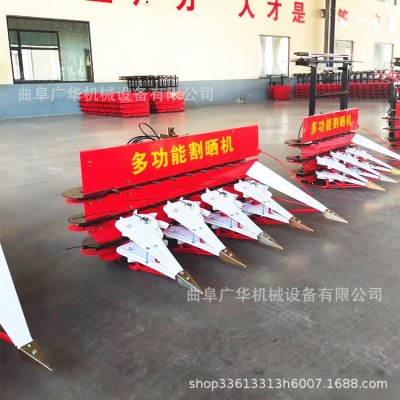 辣椒收割机 小型玉米秸秆柴油割晒机 平铺式小麦割倒机图2