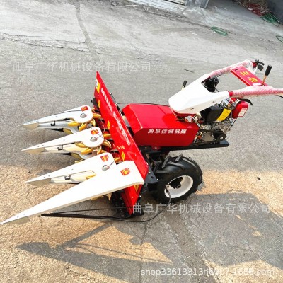 手扶前置谷子旱稻割倒机 1米宽幅农用收割机图3