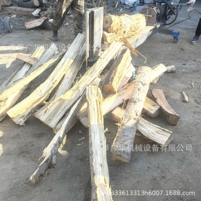 重型50吨压力劈裂机 生物颗粒厂劈柴机抗造耐用图3