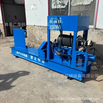 重型50吨压力劈裂机 生物颗粒厂劈柴机抗造耐用图2