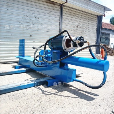 重型50吨压力劈裂机 生物颗粒厂劈柴机抗造耐用图4