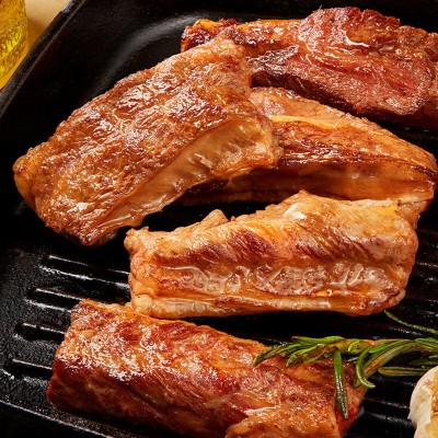 原切谷饲牛肋条去骨冷冻牛肉块商用烧烤半成品食材500g/袋图4