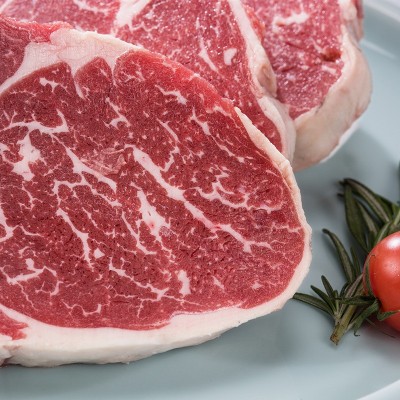 安格斯原切眼肉牛排0添加雪花牛肉商用批发150g/盒图4