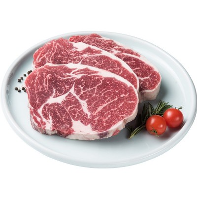 安格斯原切眼肉牛排0添加雪花牛肉商用批发150g/盒图5
