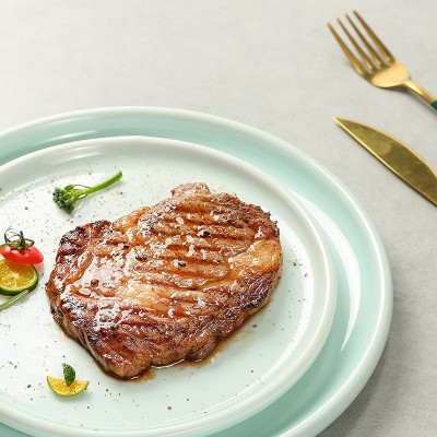 安格斯原切眼肉牛排0添加雪花牛肉商用批发150g/盒图3