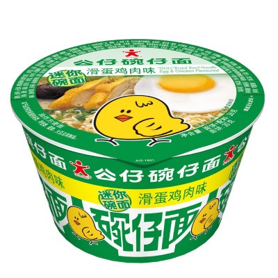 公仔面迷你小碗泡面碗仔面18桶装整箱方便面食品日式拉面混搭图3
