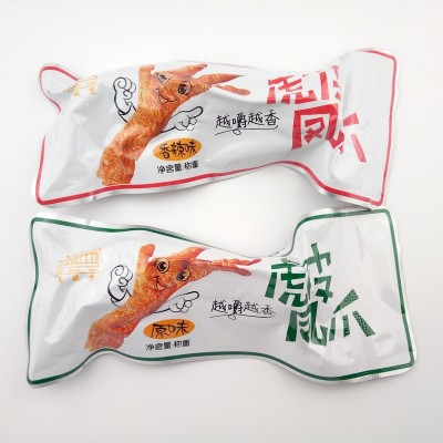汉盛堂虎皮凤爪5斤香辣原味奥尔良味鸡爪子鸡肉卤鸡爪零食图2