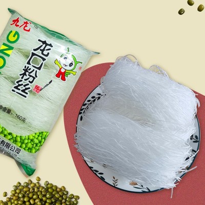 厂家整箱批发160克60袋九龙牌纯豆龙口粉丝扇贝锡纸花甲酸辣凉拌图2