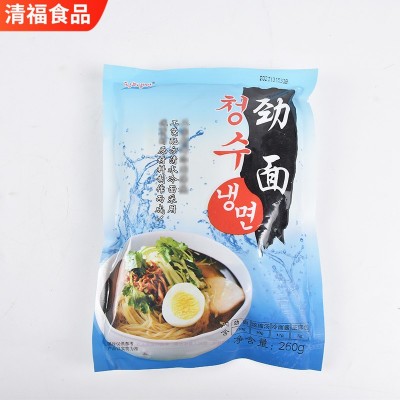 【韩式清水冷面】清福食品韩式风味小麦冷面 东北大冷面附带料包图5