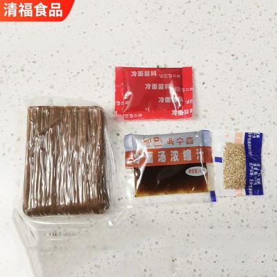 【韩式清水冷面】网红小吃210g韩式朝鲜冷面 真空包装荞麦面冷面图4
