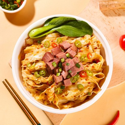 铁棍山药刀削面鸡蛋龙须面八珍面早餐面条手工挂面宽面厂家批发图4