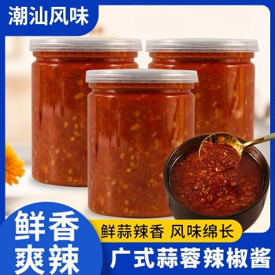 正宗潮汕蒜蓉辣椒酱猪脚饭牛肉火锅烧烤蘸酱拌饭拌面饭图2