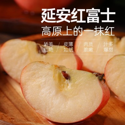 陕西正宗洛川红富士苹果新鲜水果10斤苹果脆甜整箱包邮产地直发图4