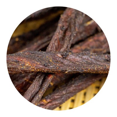 猪肉蒙古风干条休闲零食批发卖即食猪肉脯散装猪肉零食厂家直供制图4