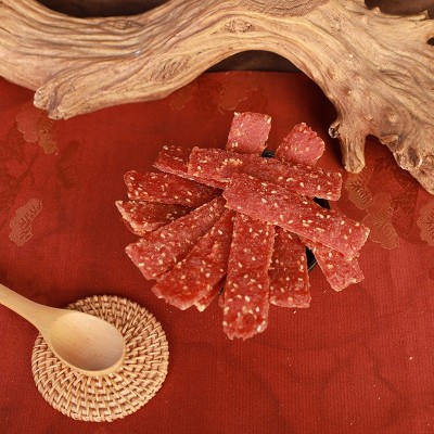 锦江香鸡肉脯原味零食批发卖休闲小零食风干散装称重肉铺开袋即食图4