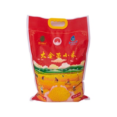 内蒙古赤峰敖汉黄小米5kg手提袋装农家一类小米杂粮大金苗敖谷神图4