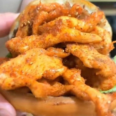 20年加工经验里脊肉饼腌料加香型鼎鼎香甜甜里脊肉饼高于市场普通图2