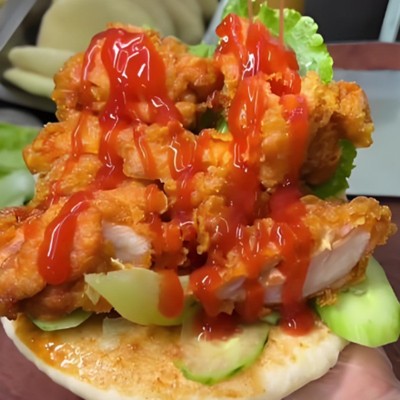 中式炸鸡馍腌肉料鲜香美味腌料厂家直销大鹏炸鸡馍各夜市小吃款图3