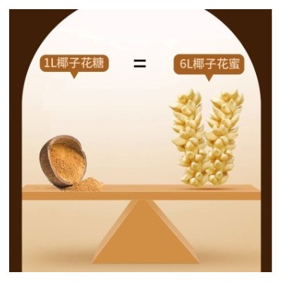 进口椰子花糖粉原料 咖啡甜品烘焙用 低GI 工厂源头厂家批发图4