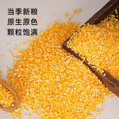 富硒玉米渣330g玉米碴子批发团购五谷杂粮粗粮玉米碎苞米大碴子粥图2
