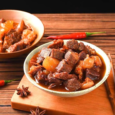 内蒙古特产筋头巴脑袋装250g开袋即食新鲜牛肉筋熟食厂家一件代发图4