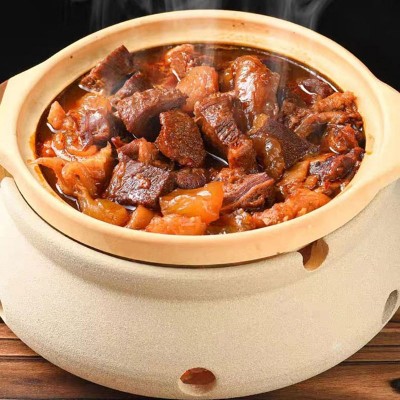 内蒙古特产筋头巴脑袋装250g开袋即食新鲜牛肉筋熟食厂家一件代发图3