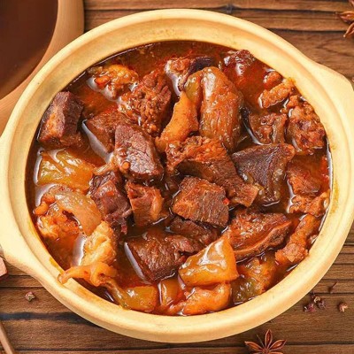 内蒙古特产筋头巴脑袋装250g开袋即食新鲜牛肉筋熟食厂家一件代发图2