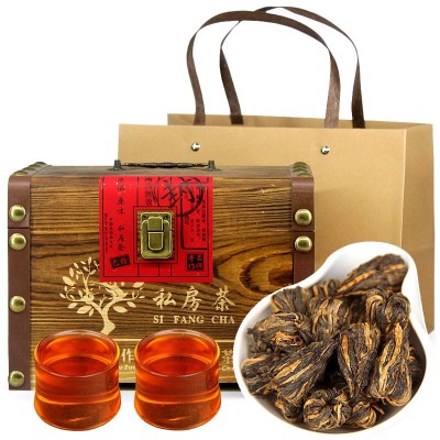 滇红茶手工宝塔茶叶500g云南红茶金芽茶小红塔礼盒装包邮手工制