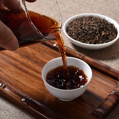 现货批发厂价直发云南普洱茶勐海布朗山班章宫廷金芽熟茶醇香图3