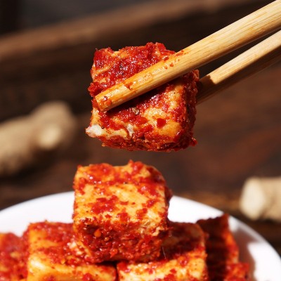 无油香辣腐乳5kg大桶商用下饭菜调料蘸酱豆制品农家自制霉豆腐图3