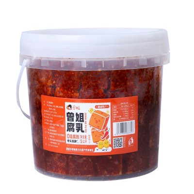 无油香辣腐乳5kg大桶商用下饭菜调料蘸酱豆制品农家自制霉豆腐图5