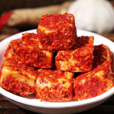 无油香辣腐乳5kg大桶商用下饭菜调料蘸酱豆制品农家自制霉豆腐图2