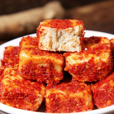 无油香辣腐乳5kg大桶商用下饭菜调料蘸酱豆制品农家自制霉豆腐图4
