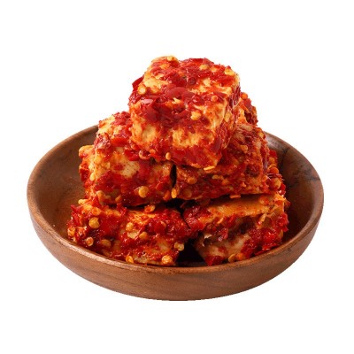 湖南特产农家香辣豆腐乳礼盒新化白溪豆腐1000g曾姐瓦罐装腐乳图4