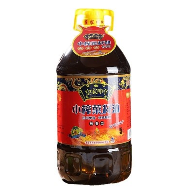 厂家直供四川小榨菜籽油皇家川榨5L小榨纯香家用装植物食用油批图5