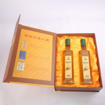 物理压榨植物油烹饪食用油冷榨亚麻籽油 礼盒装胡麻油现货批发图4